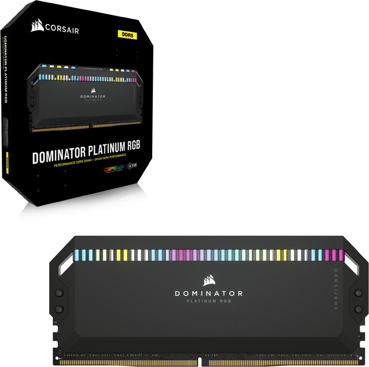 Actual product image Corsair Vengeance RGB (2 x 16GB, 6000 MHz, DDR5-RAM, U-DIMM)