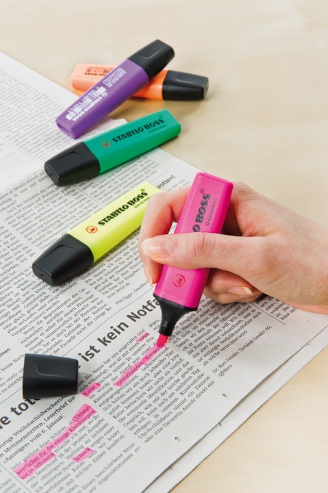 Immagine prodotto STABILO Evidenziatore Boss (Purple, 5 mm, 1 x)