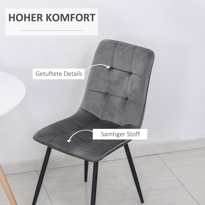 Image du produit Homcom Esszimmerstuhl 2er-Set