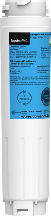 Image du produit Flickbee Filtre à eau pour réfrigérateur Bosch Siemens remplace Bosch UltraClarity, 644845