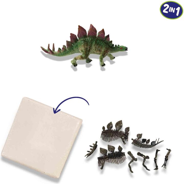 Actual product image Ses Explore Dino and Skeleton Dig 2in1 - Stegosaurus