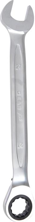 Actual product image KS Tools GEARplus ratchet ring open end wrench reversible (27 mm)