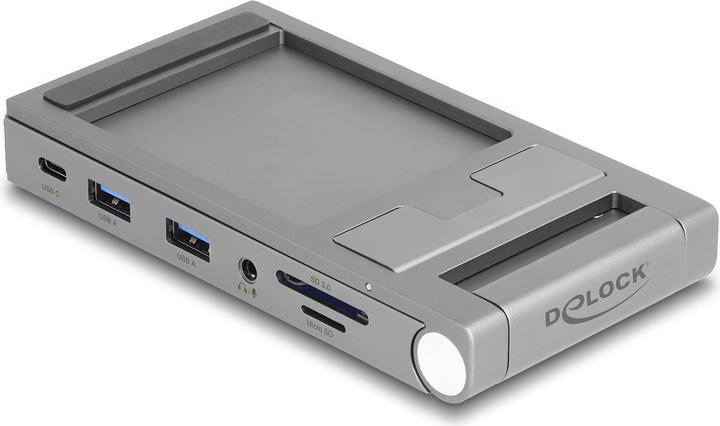 Immagine prodotto Delock Stazione di aggancio per tablet e notebook 4K con sistema integrato (USB-C, 5 Porti)