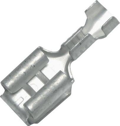 JST Flachsteckverbinder, Nicht isoliert, 1... 2.5mm², Buchse, Packung à 100 Stück