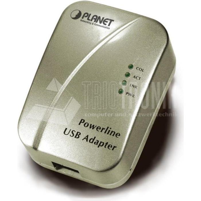 Thumbnail - Planet Wall-Mount USB to Power Line (14 Mbit/s), Powerline, Silber
