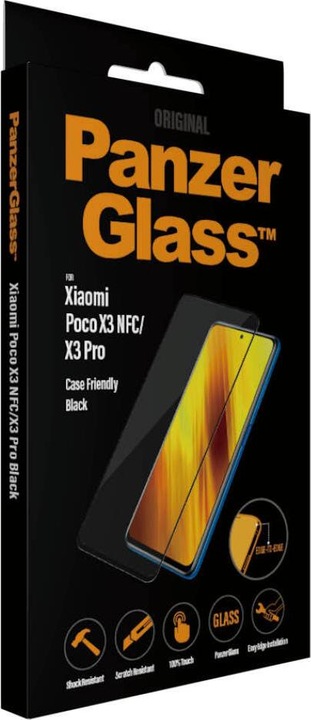 Actual product image PanzerGlass Case Friendly (1 Piece, Xiaomi Poco X3 NFC, Xiaomi Poco X3 Pro)