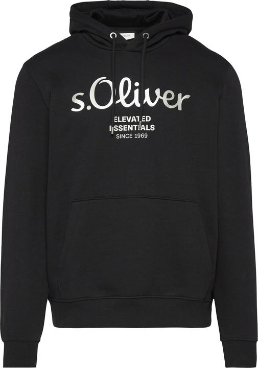 Produktbild s.Oliver Sweatshirt Hoodie mit Gold- oder Silber-Print (S)