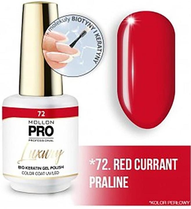 Produktbild Mollon Pro Luxury Semi-Permanent Nail Polish N°72 - 8ML (N°72, Farblack)