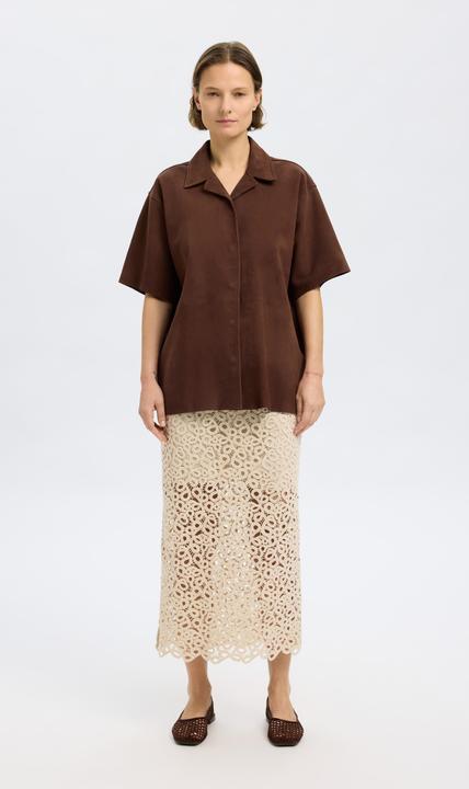 Image du produit Selected 100% Wildleder Kurzarmhemd (34)