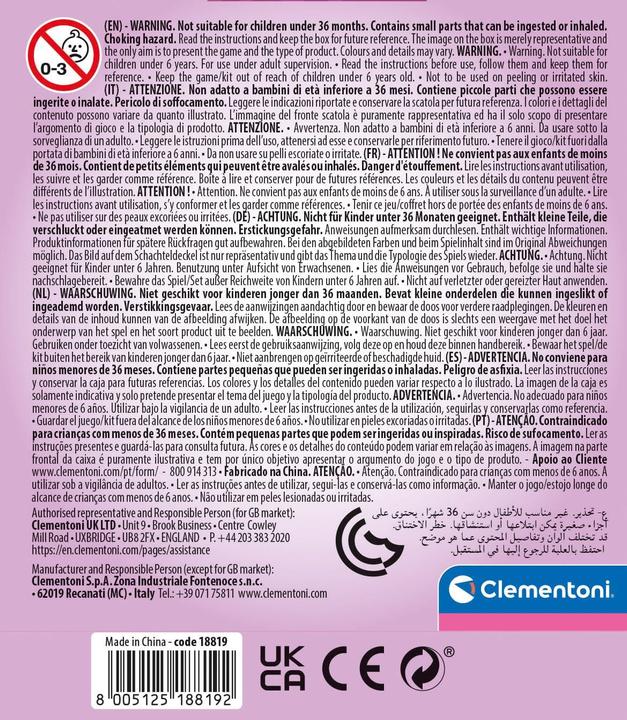 Actual product image Clementoni 18819 Crazy Chic - Lovely Eyeshadow: Tiger - Eyeshadow make-up, safe and hypoallergenic