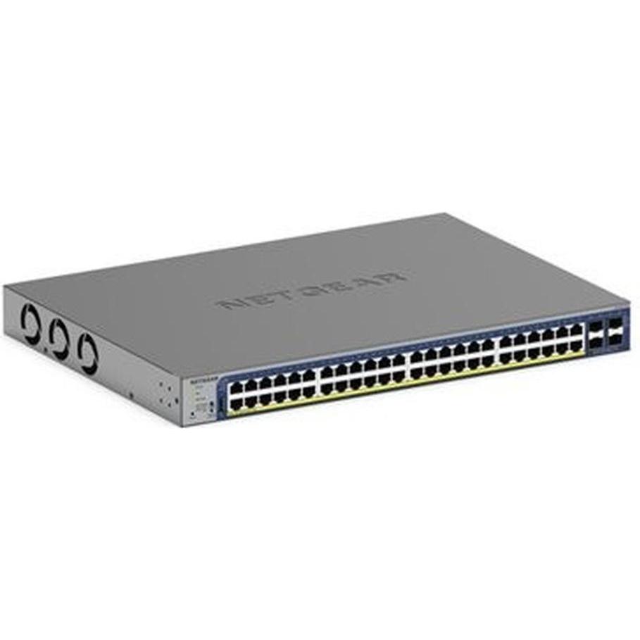 Netgear 48 Port Gigabit Smart Switch, non-PoE, w, Netzwerk Switch, Schwarz