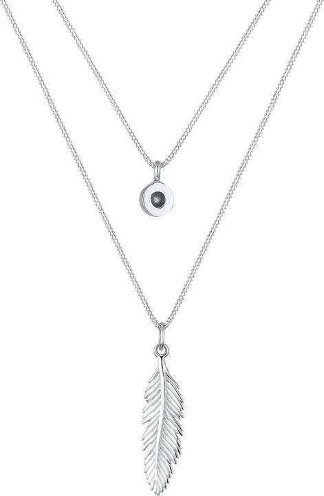 Produktbild Elli Feder, Boho (925er Sterling Silber, Glaskristall, 45 - 55 cm)