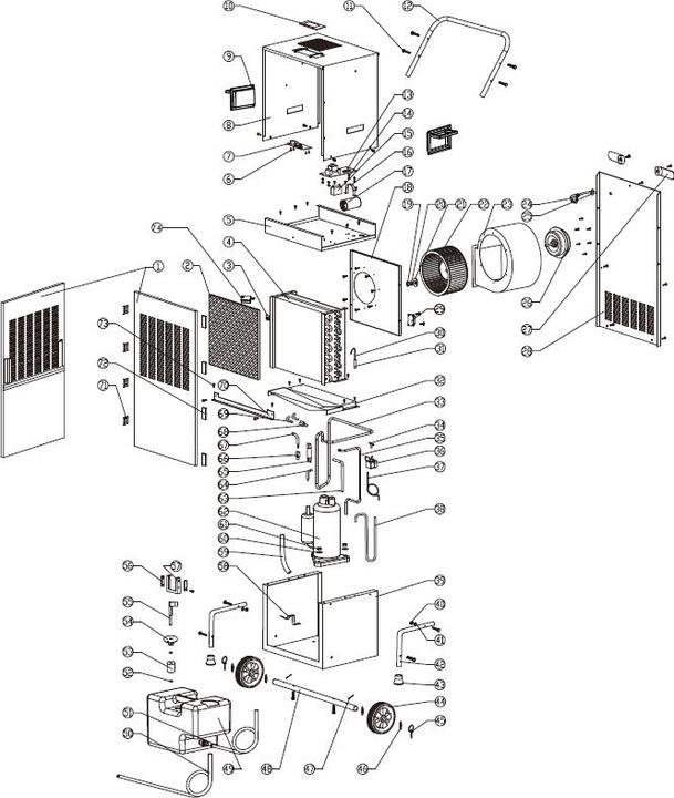Image du produit Rockair Séchoir de chantier Drypro BT-120 (anciennement LE 1200) (120 l/24h)