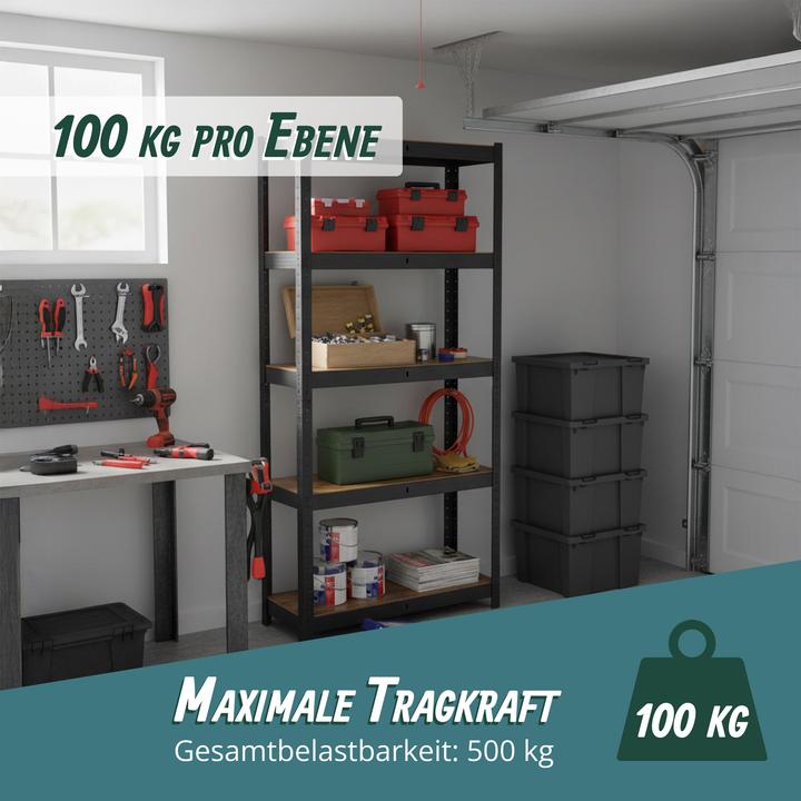 Actual product image Relaxdays heavy-duty shelf