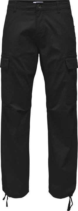 Actual product image Only & Sons Loose fit mid waist elasticated cargo trousers Trousers (W36/L32)