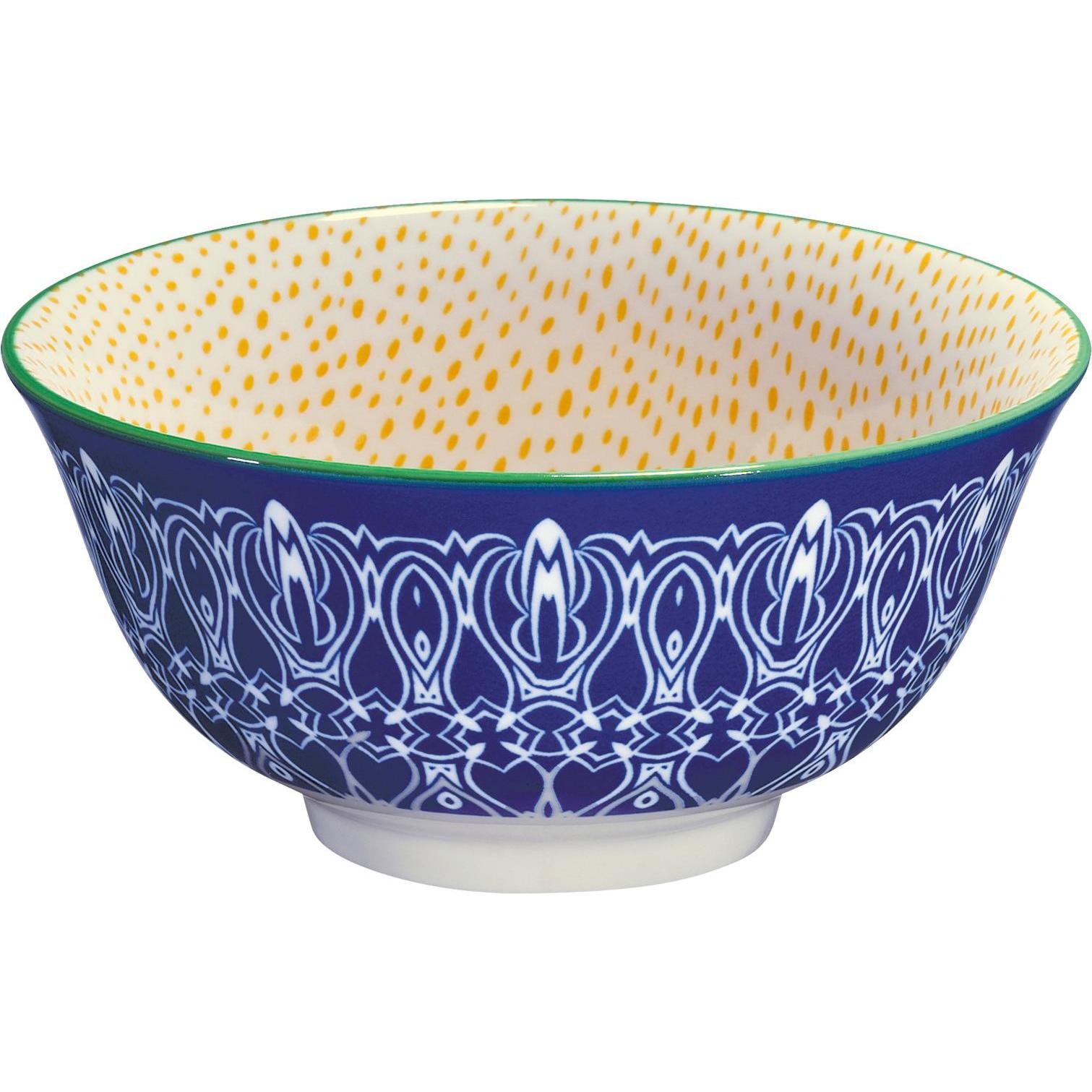 6x Cilio Bowl Amici Fische Porzellan 850 ml ø 18x8 cm, Schüssel + Schale, Mehrfarbig
