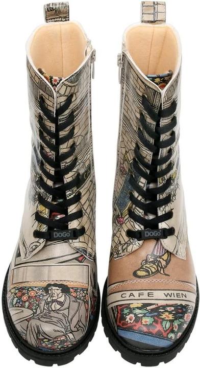 Actual product image Dogo Vegan Leather Long Zip Boots (41)