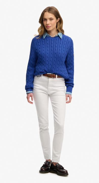 Produktbild Superdry Lässiger Damen-Pullover mit Zopfmuster (XS)