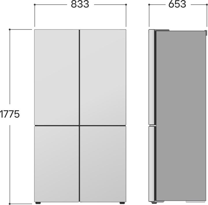 Produktbild LG GMM41MSBEM (474 l)