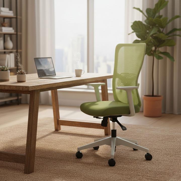 Image du produit Kalune Design Lumbar 108 Green Office Chair Set 2 Pieces