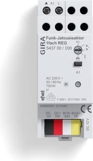 Produktbild Gira Funk Jal.aktor 1f REG eNet 543700 (Rolladenaktor)