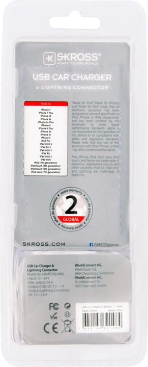 Produktbild Skross USB Car Charger