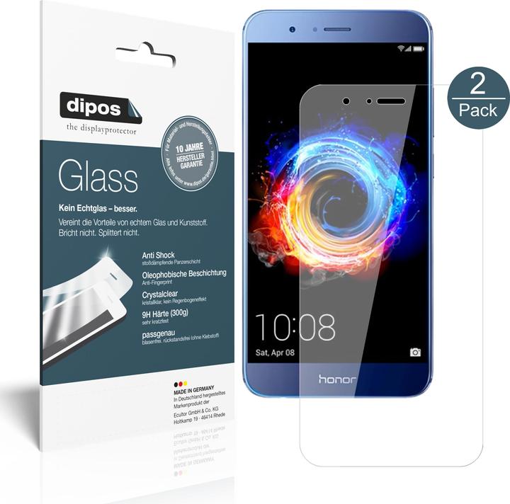 Dipos Displayschutz Anti-Shock (1 Stück, Honor 8 Pro)
