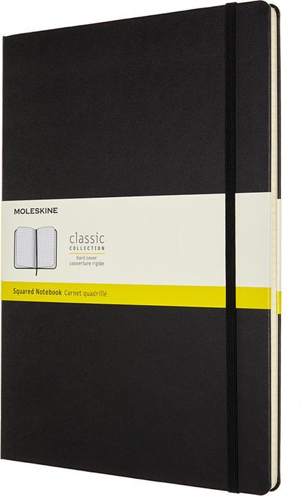 Image du produit Moleskine Carnet classique (A4, Quadrillé, Couverture rigide)