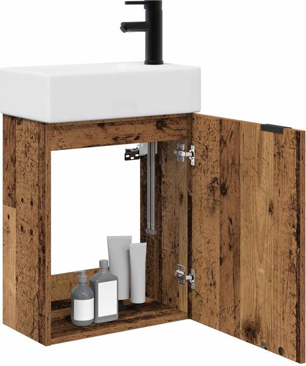 Produktbild vidaXL Badezimmerschrank (45.50 x 22.50 x 84 cm)