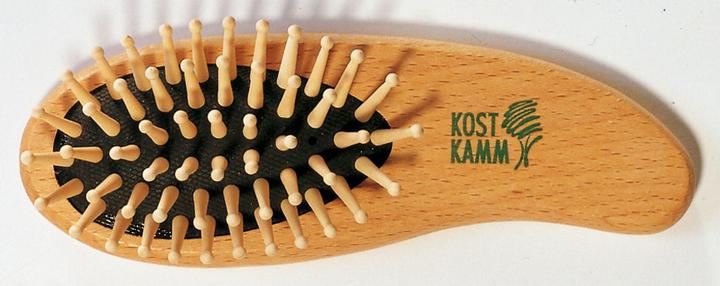 Image du produit Kost Kamm Brosse en bois DELPHIN hêtre, picots arrondis, 14.5cm