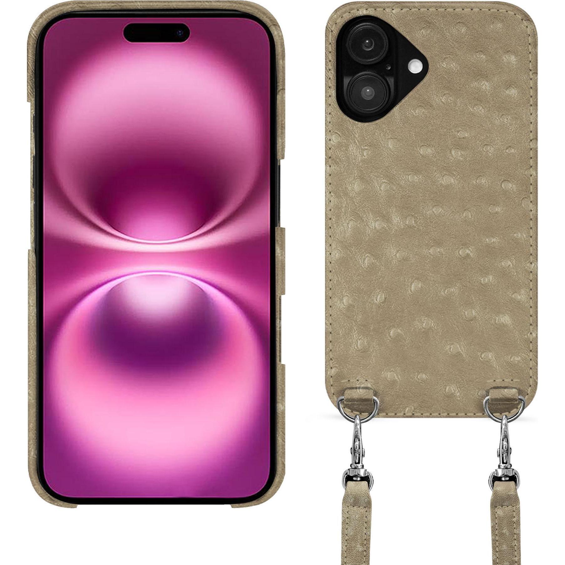 Noreve Schutzhülle mit Schulterriemen Apple iPhone 16 Plus (Apple iPhone 16 Plus), Smartphone Hülle