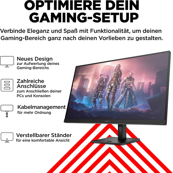 Actual product image HP Omen 32q (2560 x 1440 pixels, 31.50")