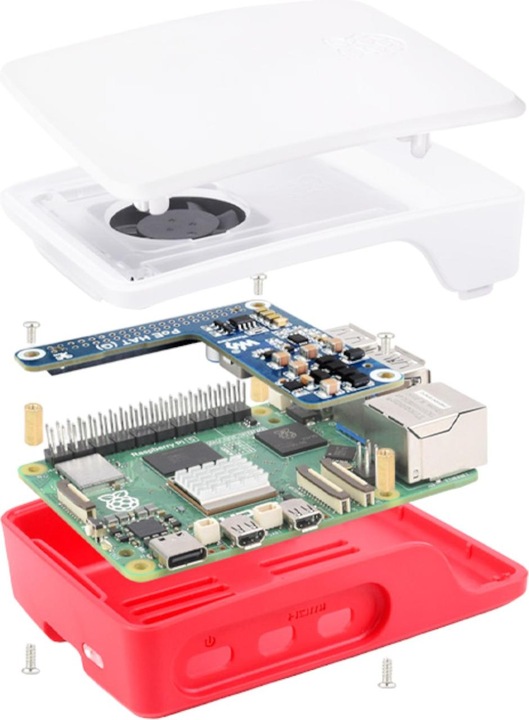 Actual product image WaveShare PoE HAT (G) for Raspberry Pi 5
