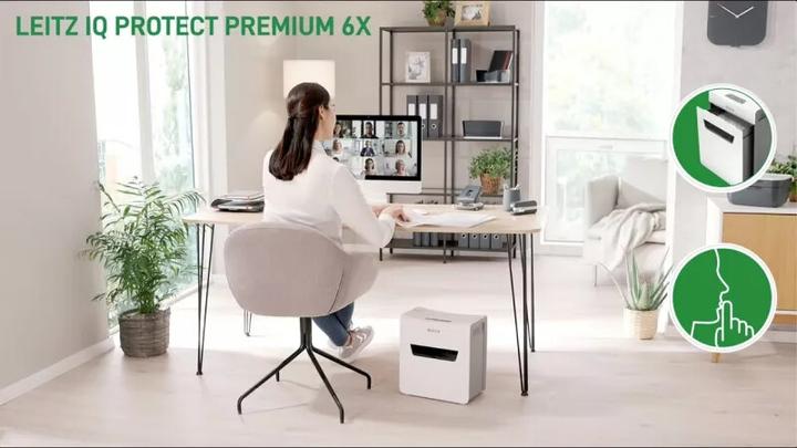 Produktbild Leitz IQ 8X PROTECT PREMIUM - Aktenvernichter (Partikelschnitt)