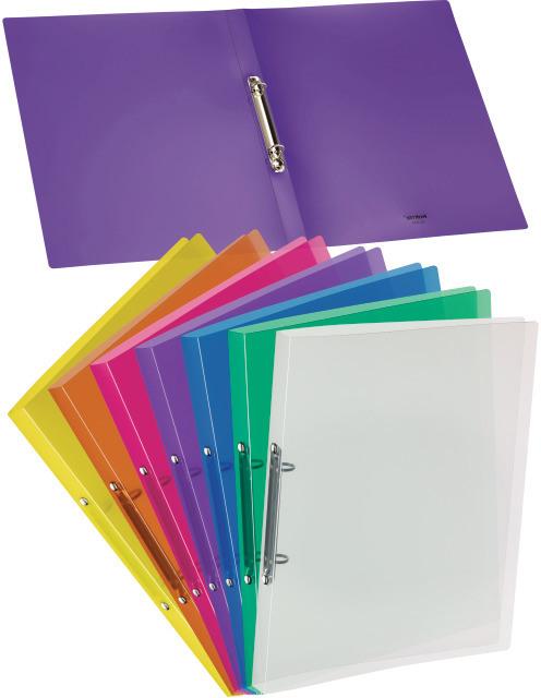 Actual product image Kolma Ring binder Easy A4 soft 2 rings filling height 1 cm purple (A4, 21 mm, 1 pcs.)