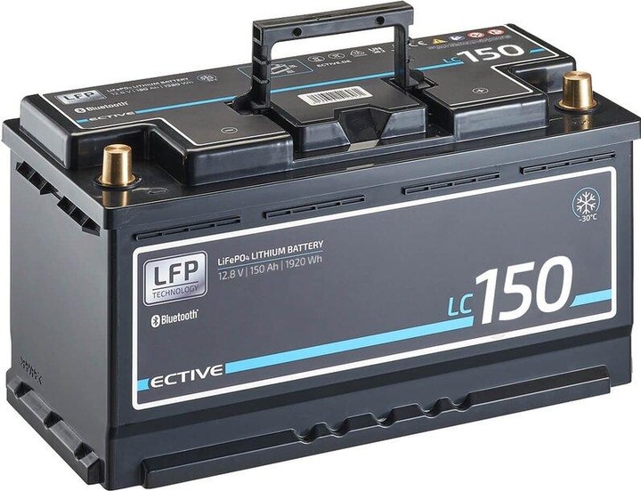 Produktbild Ective LC 150 LT 12V LiFePO4 Lithium Versorgungsbatterie 150 Ah (12 V, 150 Ah)