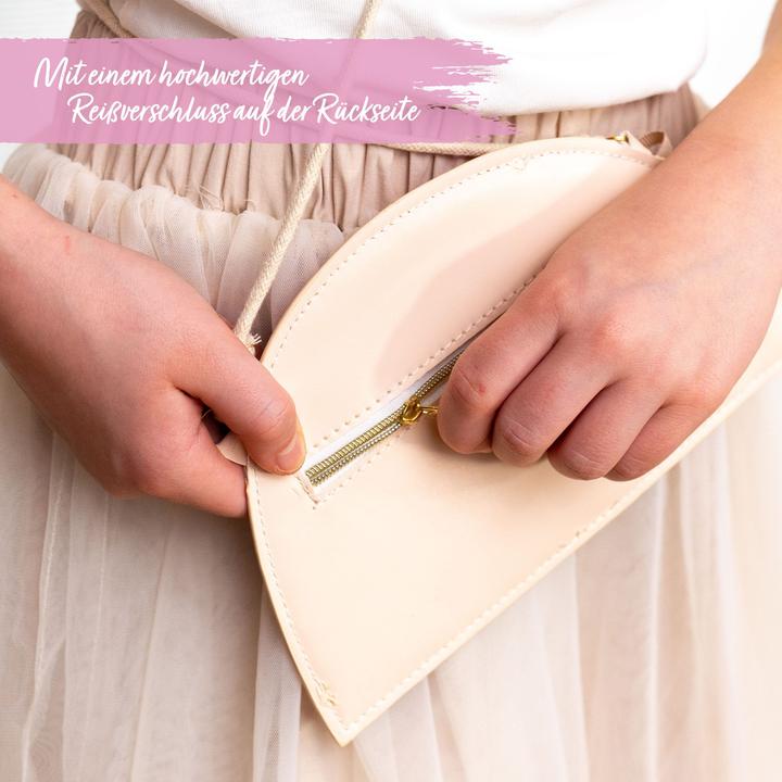 Immagine prodotto Papierdrachen Kinderhandtasche – Regenbogen bunt