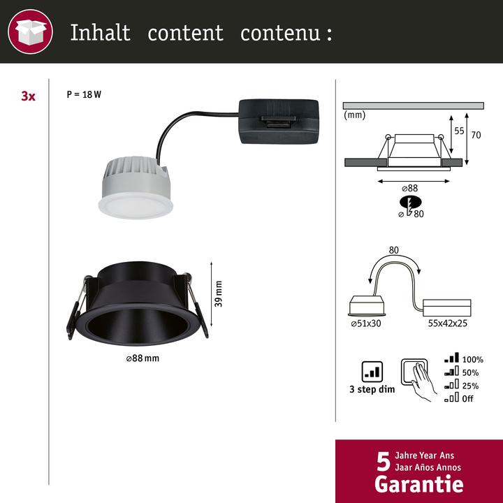 Immagine prodotto Paulmann Einbauleuchten (470 lm)