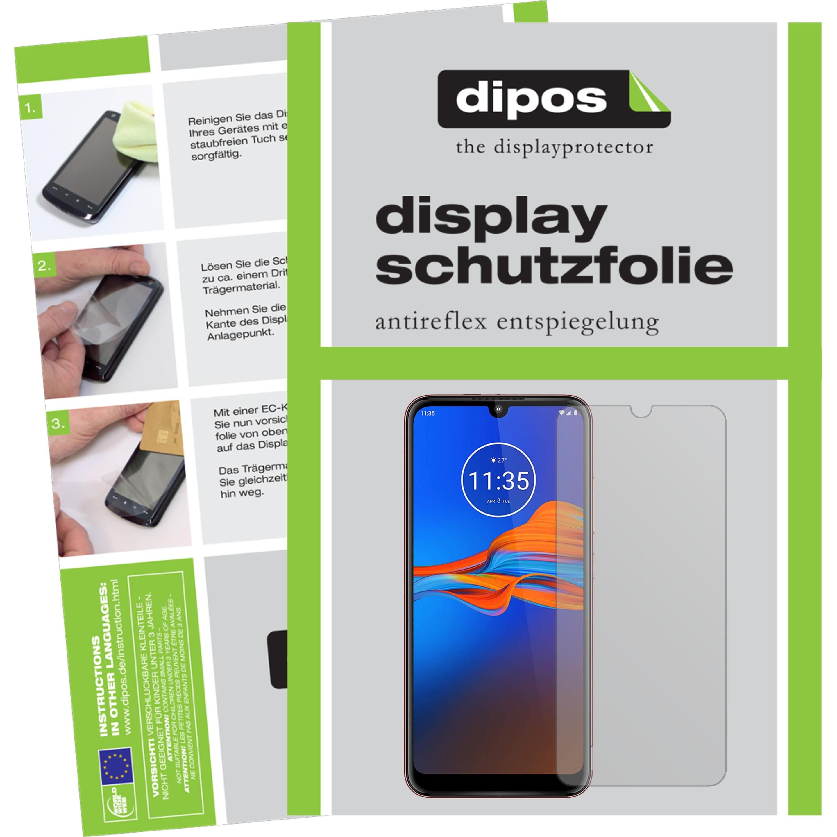 Thumbnail - Dipos Displayschutzfolie Antireflex (2 Stück, Motorola Moto E6 Plus), Smartphone Schutzfolie, Transparent