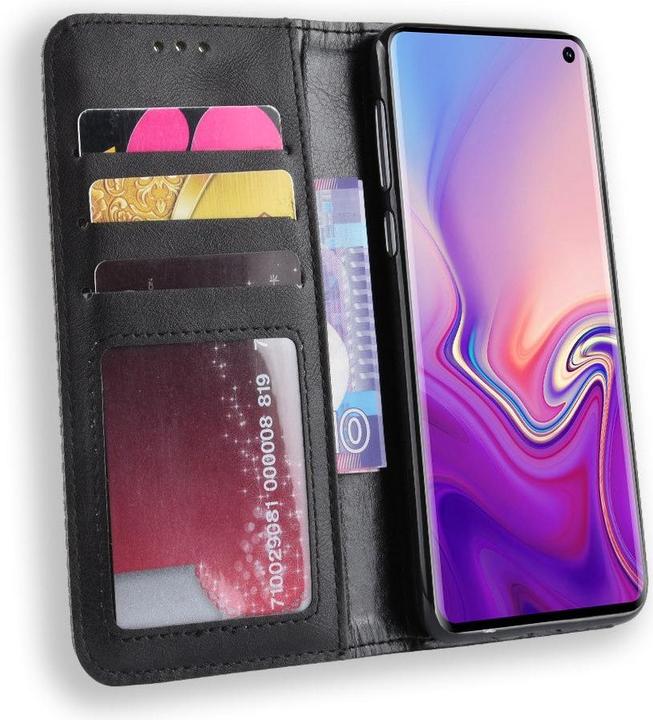 Produktbild Cover-Discount Galaxy S10e - Stand Flip Case Hülle schwarz (Samsung Galaxy S10e)
