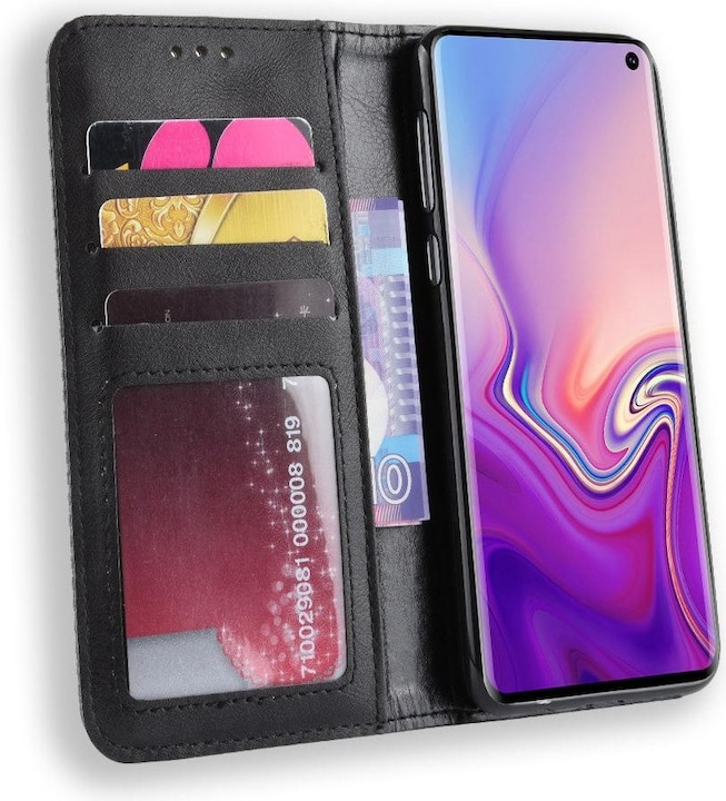 Actual product image Cover-Discount Galaxy S10e - Stand Flip Case Cover black (Samsung Galaxy S10e)