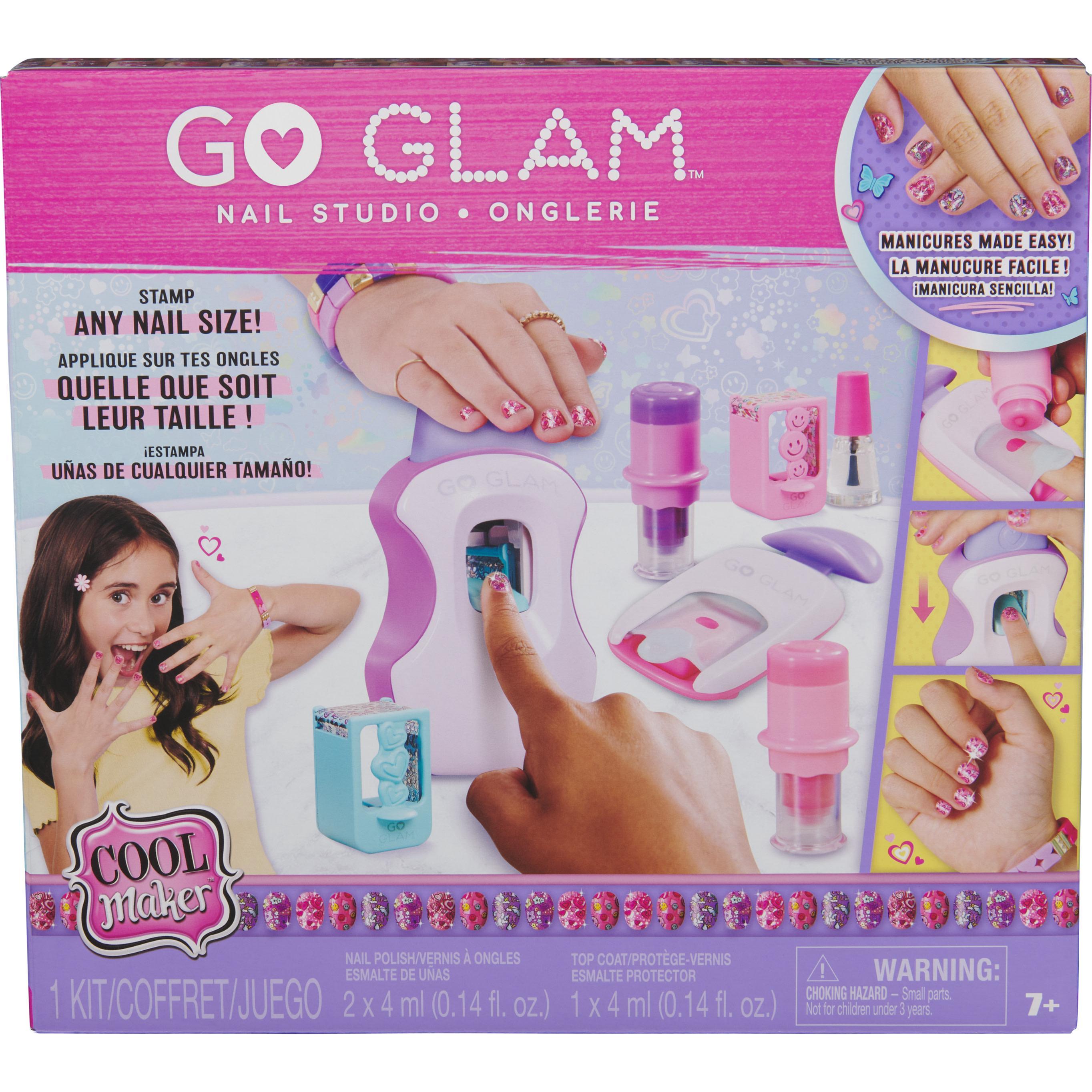 Spin Master, Nagelstyling + Kunstnägel, Go Glam (Nagellacktrockner, Mehrfarbig)