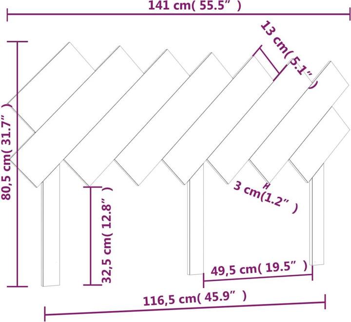 Image du produit VidaXL Ute (151,5 x 3 x 81 cm)