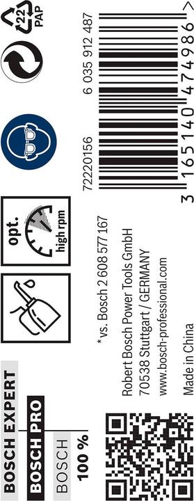 Image du produit Bosch Professional Zubehör Foret hélicoïdal PRO Metal HSS-G, 5,4 x 57 x 93 mm (5,4 mm)