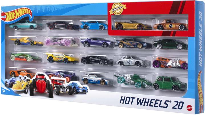 Hot Wheels Confezione da 20 pezzi