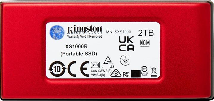 Actual product image Kingston XS1000 Red (2 TB)