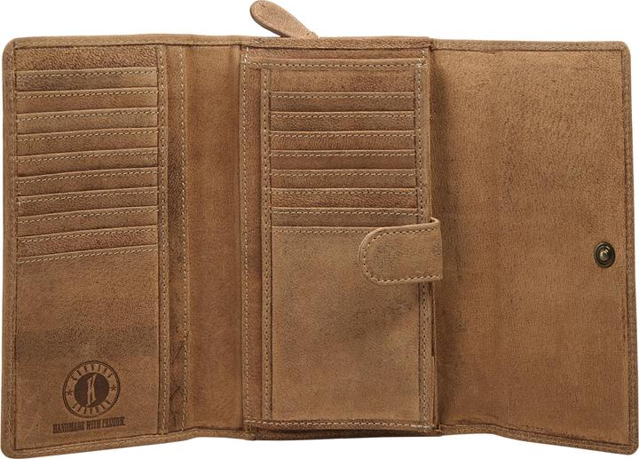 Immagine prodotto Klondike 1896 Donna Cuir naturel Damengeldbörse, Marron moyen