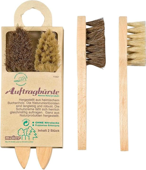 Produktbild Peggy Perfect Schuhauftragsbürste Holz/Naturborste 2 Stück (2 x, 771.75 ml)