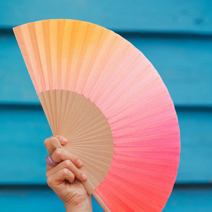 Actual product image Fisura Handfächer SUNSET