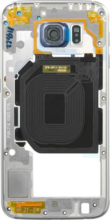 Produktbild Samsung Galaxy S6 G920F mittlerer Rahmen schwarz (Samsung Galaxy S6)